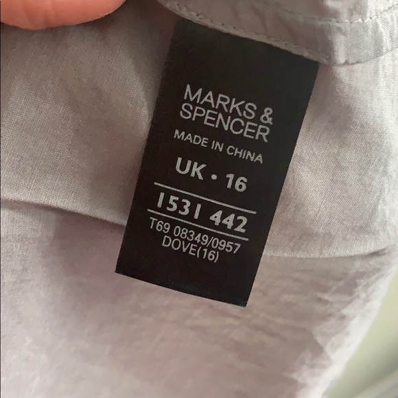 Silk-Cotton Blouse by Marks & Spencer - Picture 5 of 8